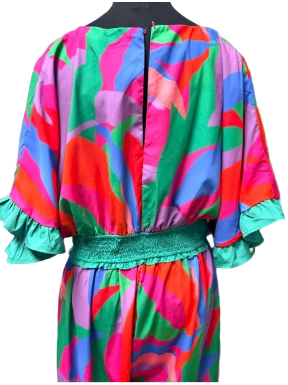 Goodtime USA Kaleidoscope-Print Harem Jumpsuit Women's Size 1XL NWT - Picture 6 of 11